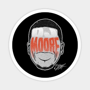 D.J. Moore Chicago Player Silhouette Magnet